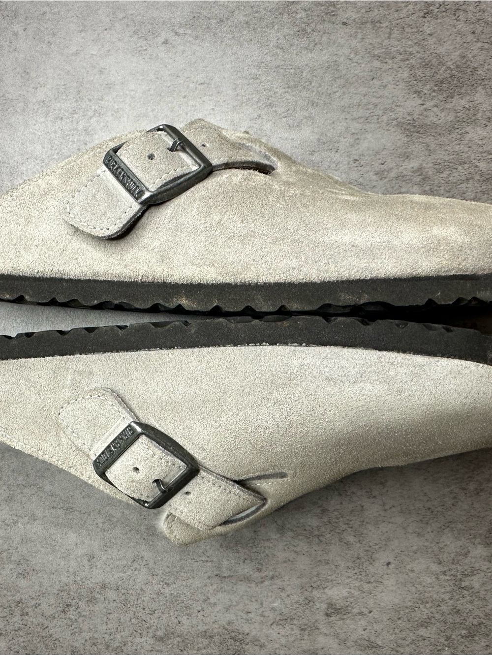 Birkenstock Boston Shearling Suede Clogs Size 41 - Picture 5 of 6